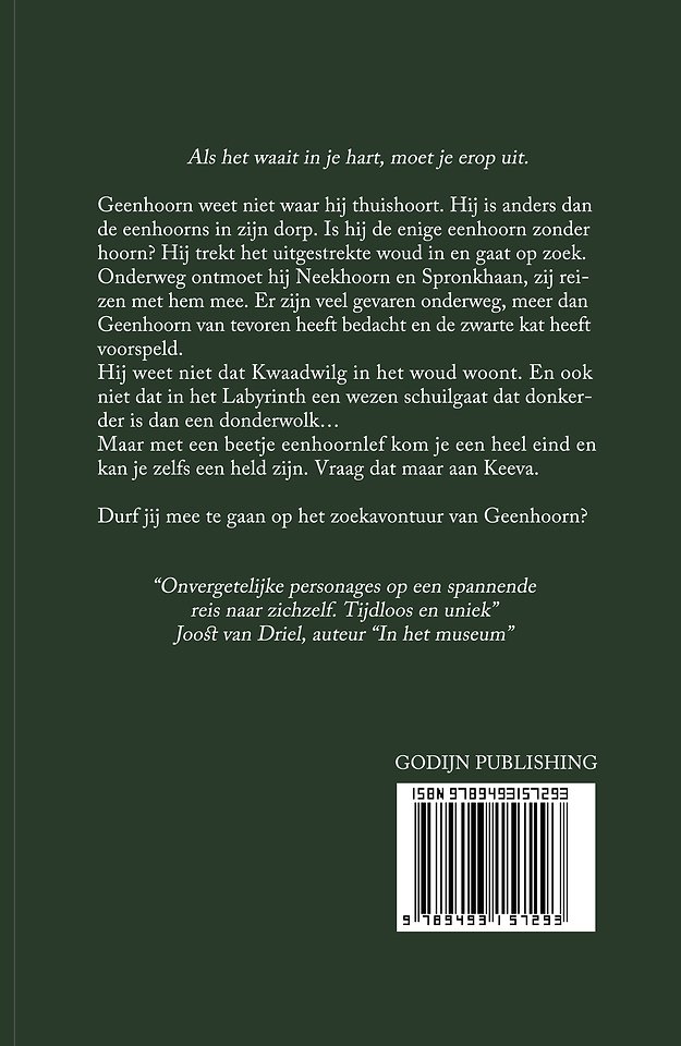 Het zoekavontuur van Geenhoorn