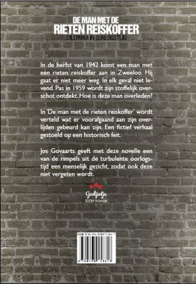 De man met de rieten reiskoffer