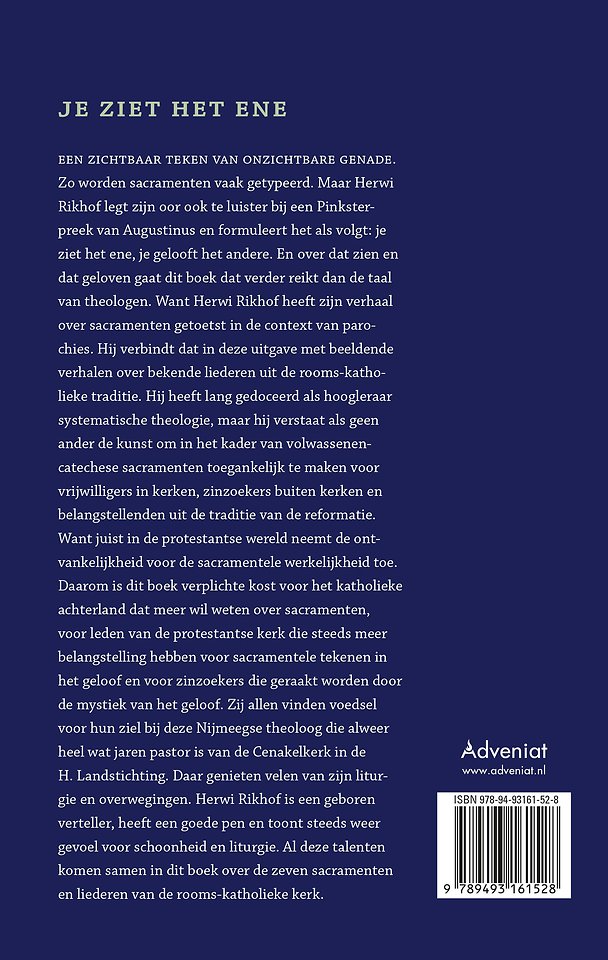 Je ziet het ene