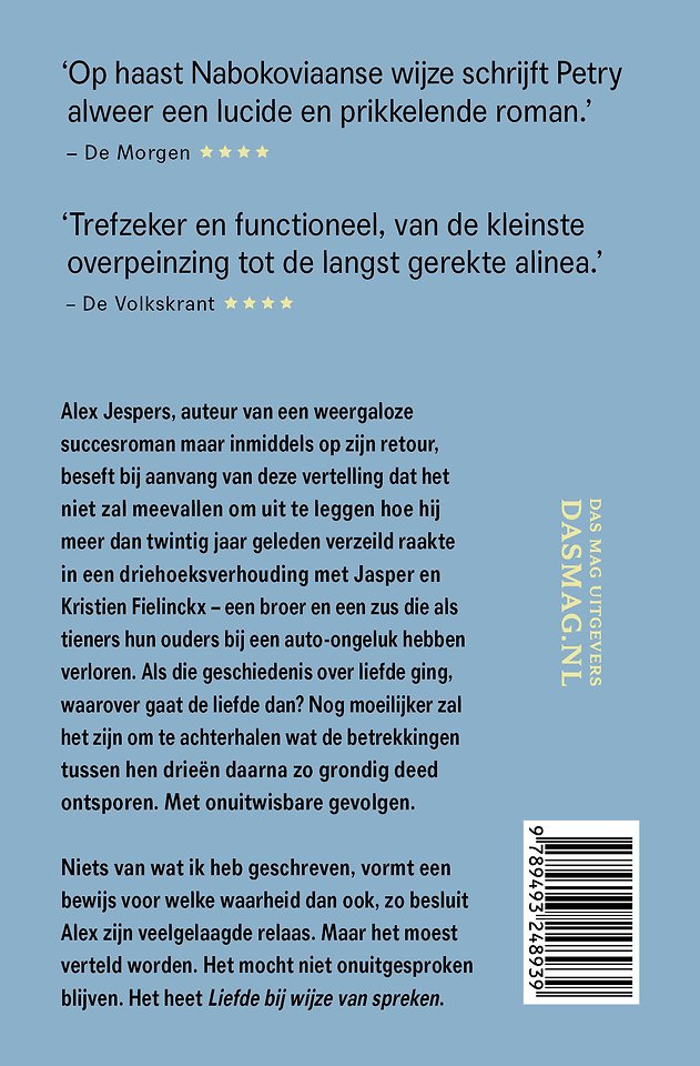 Liefde bij wijze van spreken