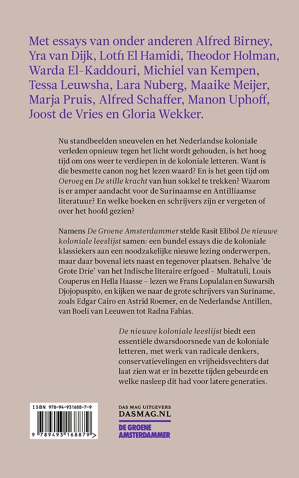 De nieuwe koloniale leeslijst