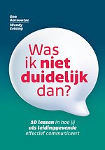 Was ik niet duidelijk dan?