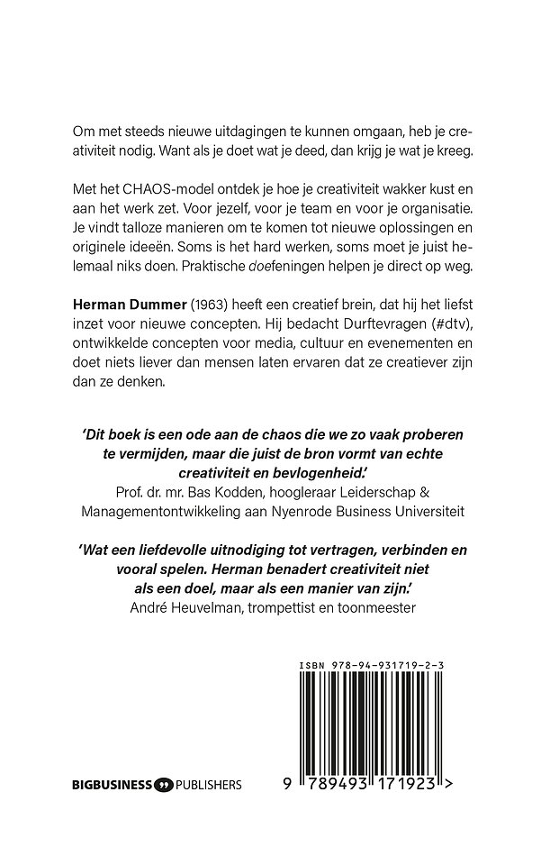 Kus je creativiteit wakker met CHAOS