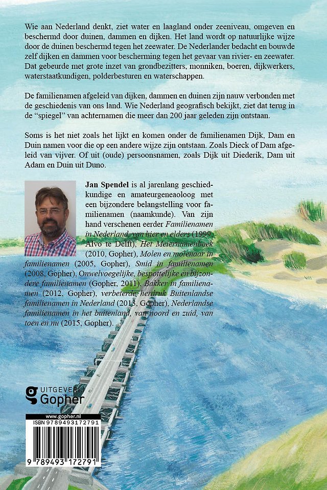 Dijk, dam en duin in familienamen