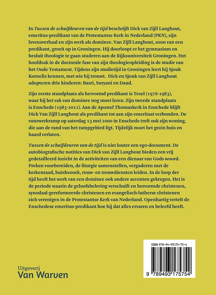 Tussen de schuifdeuren van de tijd