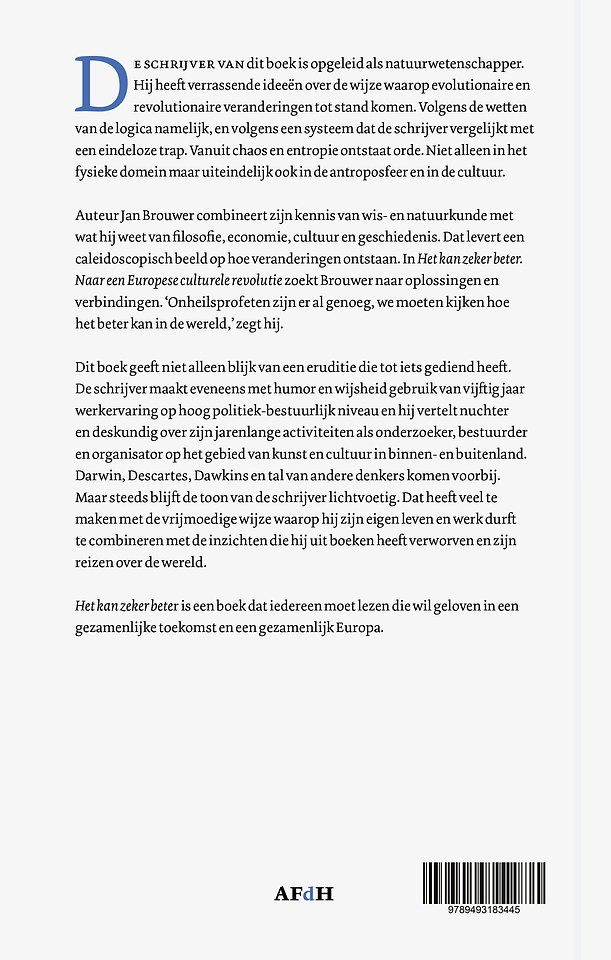 Het kan zeker beter