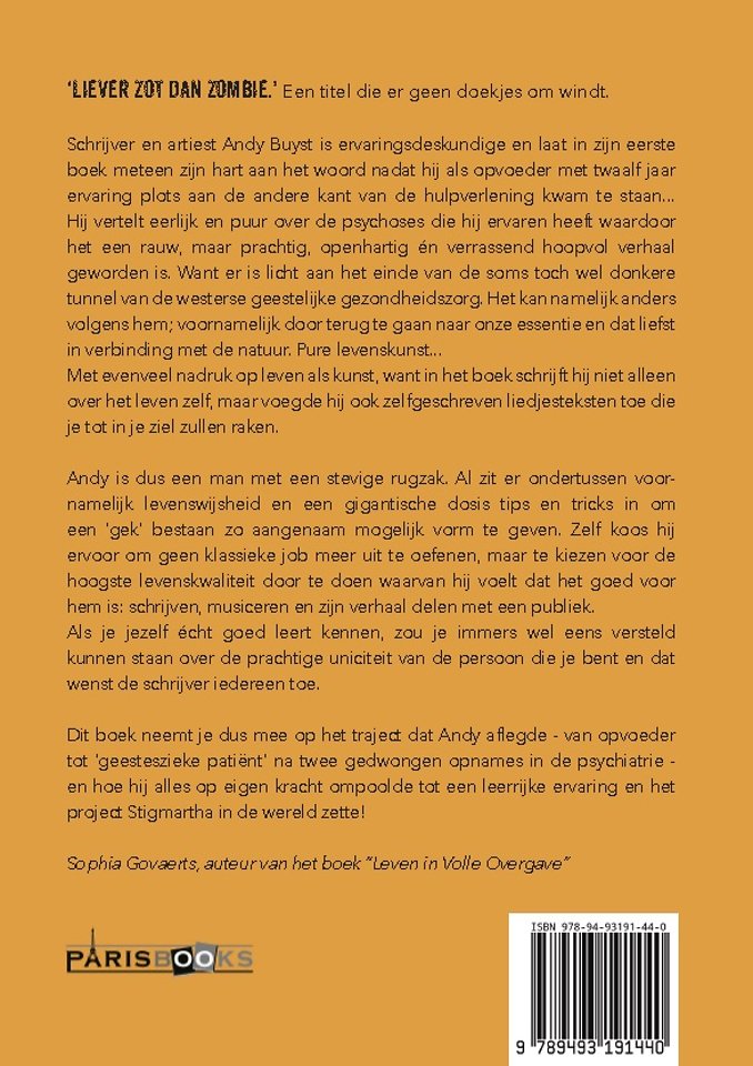 Liever zot dan zombie