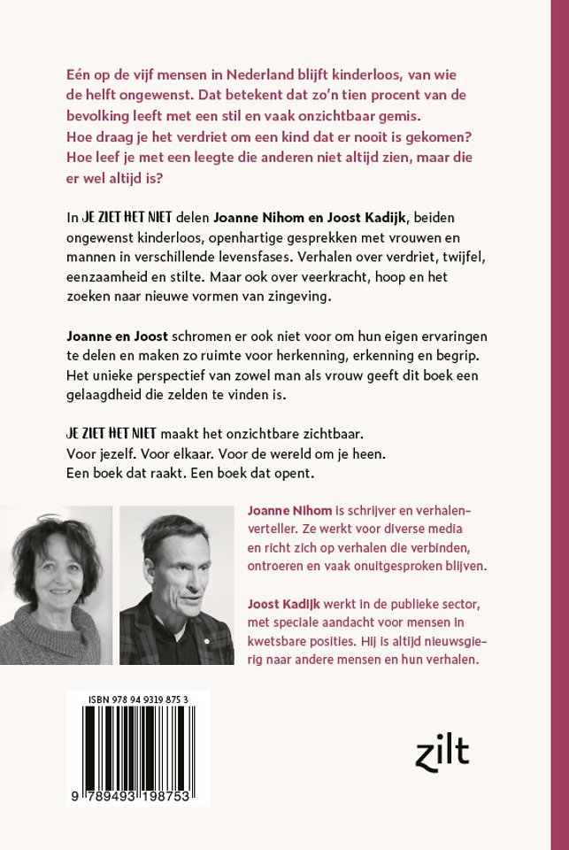 Je ziet het niet
