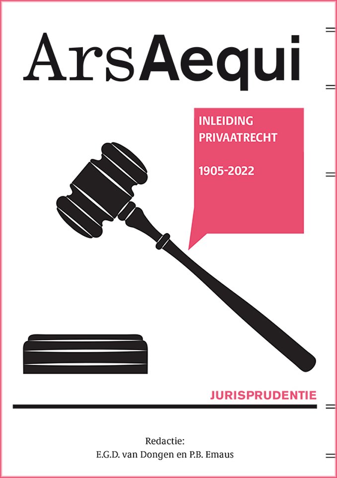 Jurisprudentie Inleiding Privaatrecht 1905-2022