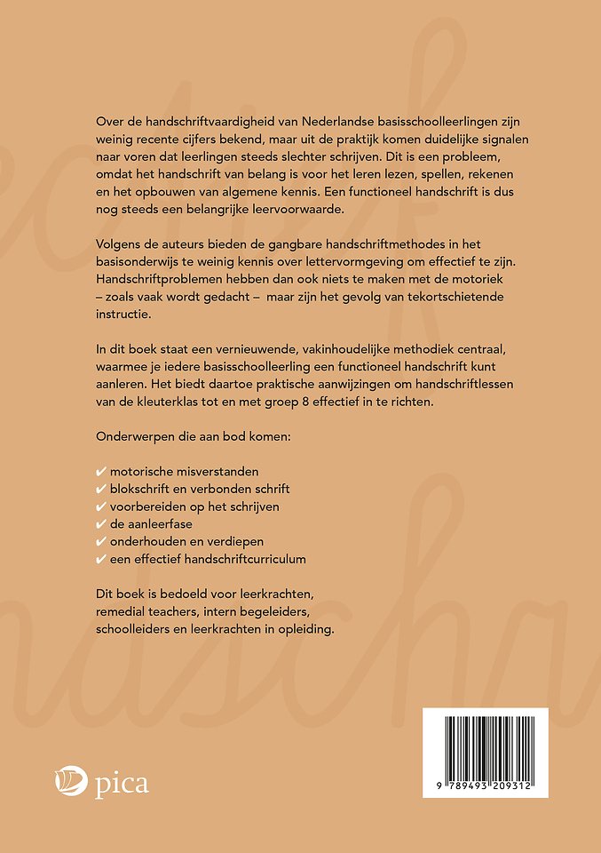 Effectief handschriftonderwijs op de basisschool