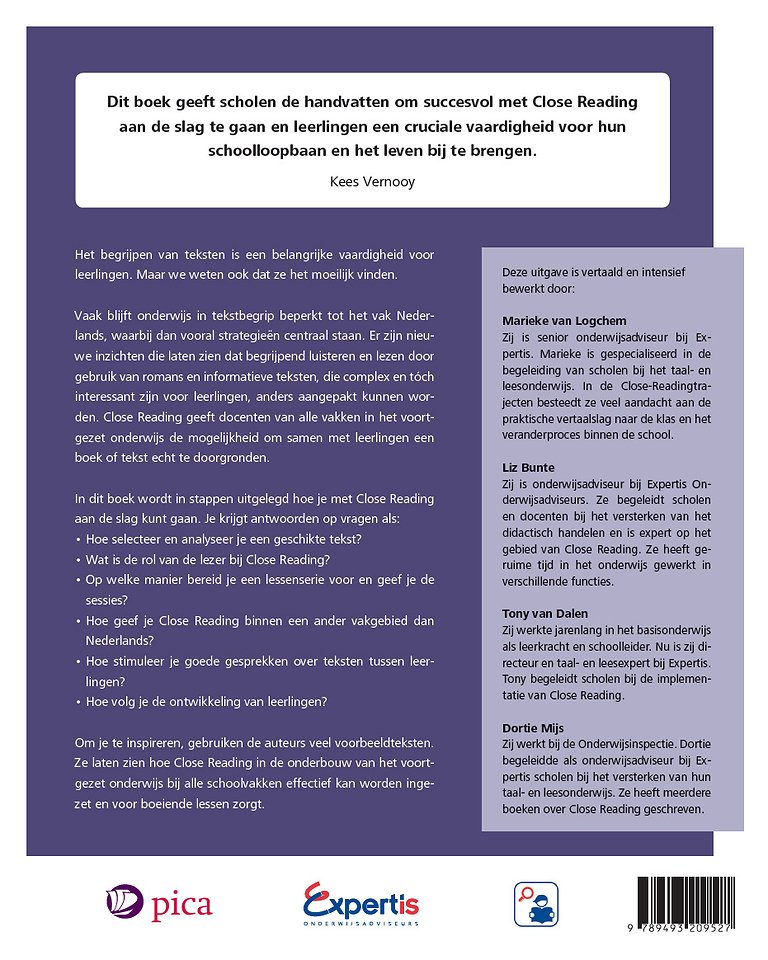 Close Reading in het vo