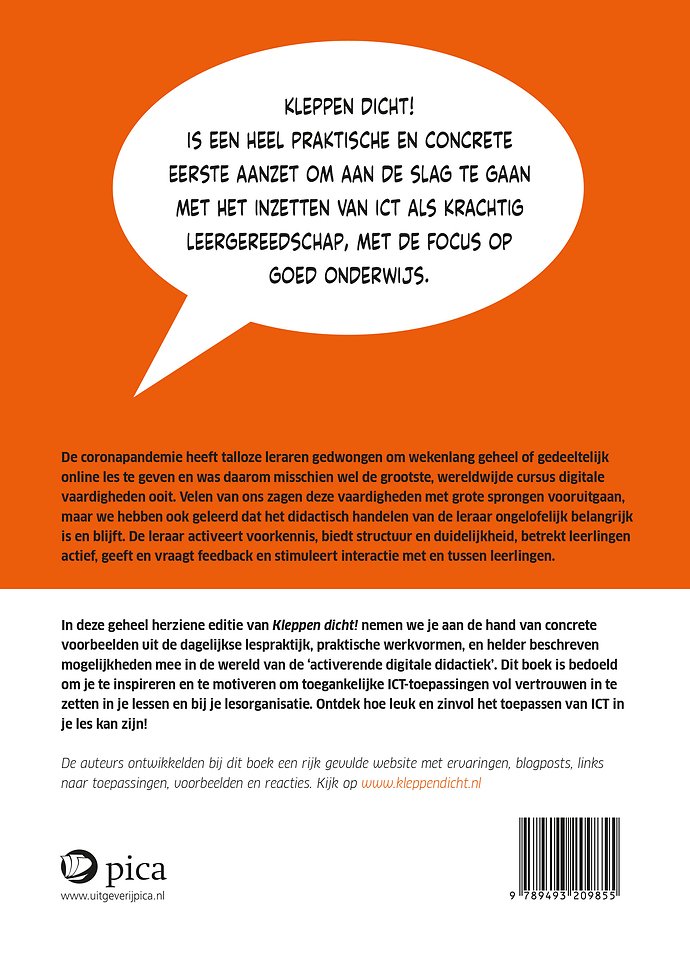 Kleppen dicht!