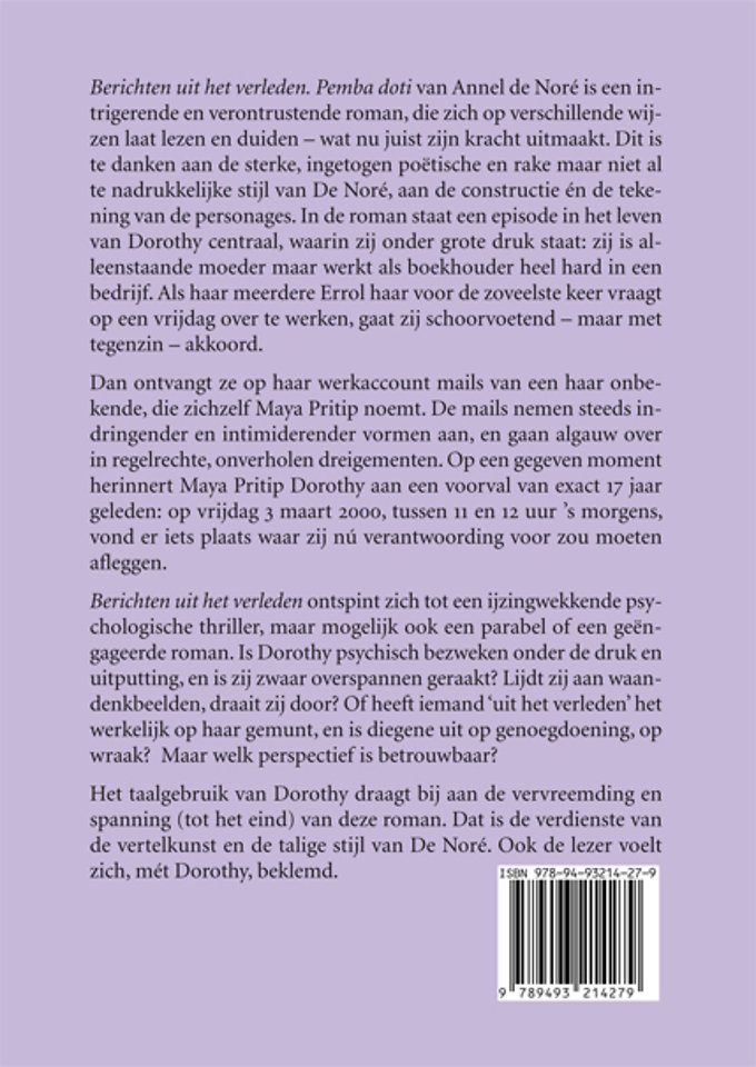 Berichten uit het verleden. Pemba doti