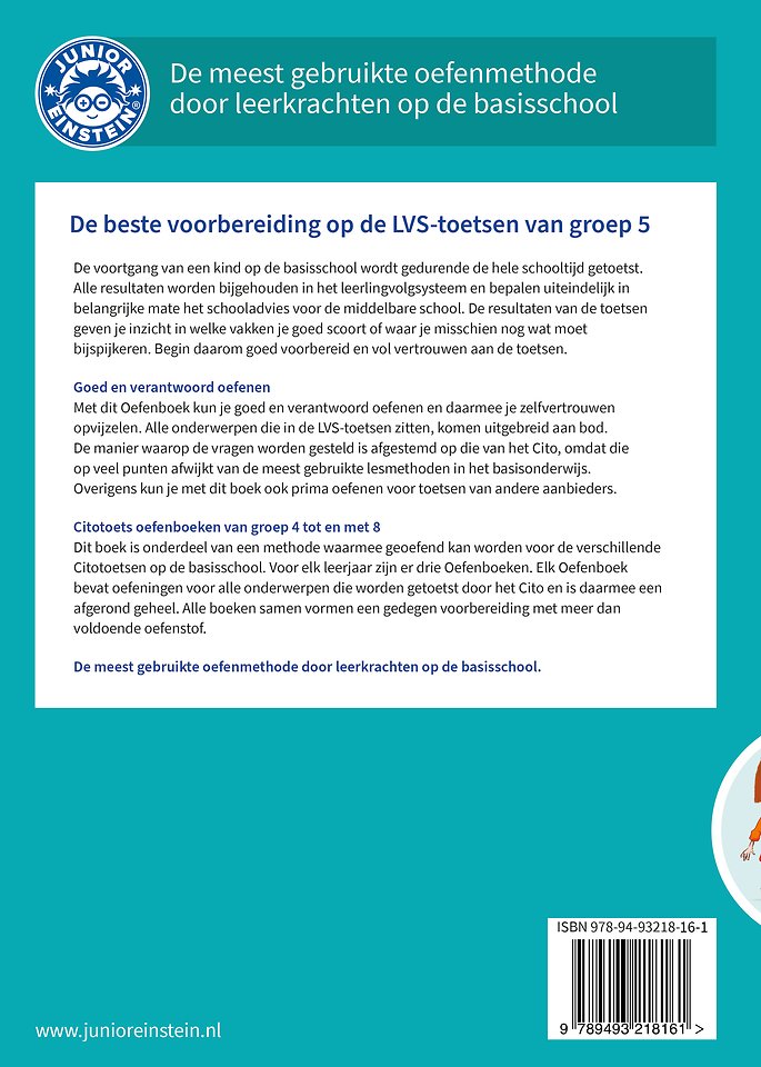 Citotoets Oefenboeken deel 1, 2 en 3 groep 5