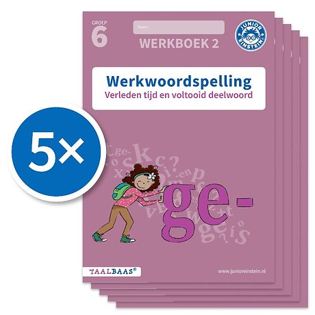 Werkwoordspelling werkboek 2 groep 6 (Set van 5)