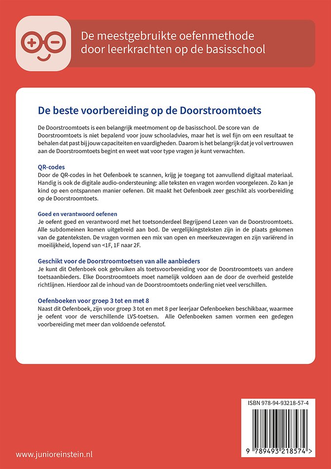 Doorstroomtoets Begrijpend lezen 2 groep 8