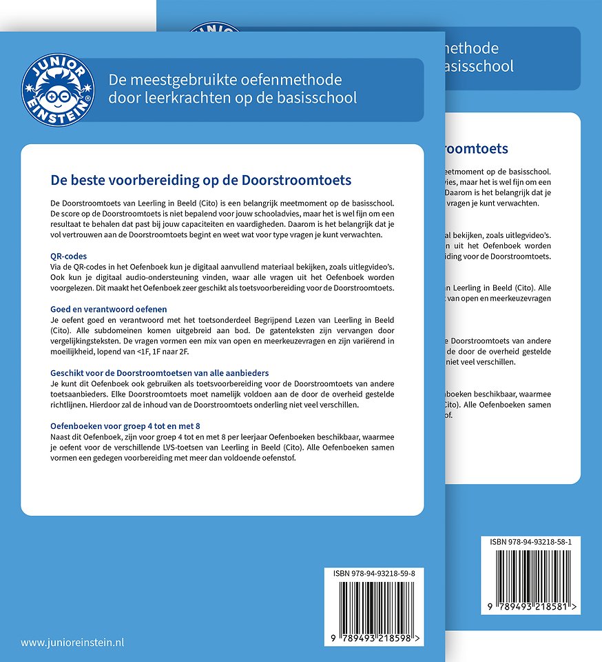 Doorstroomtoets Rekenen 1 en 2 groep 8