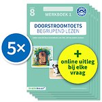 Doorstroomtoets Begrijpend lezen – Werkboek 1 + Online video-uitleg (set van 5)