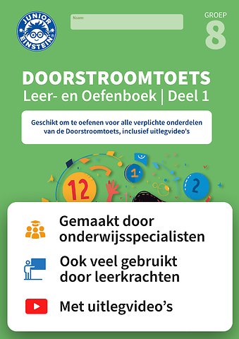 Doorstroomtoets 1 groep 8 Leer- en Oefenboek