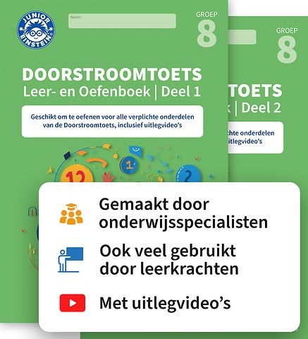 Doorstroomtoets Leer- en Oefenboeken | Deel 1 en 2