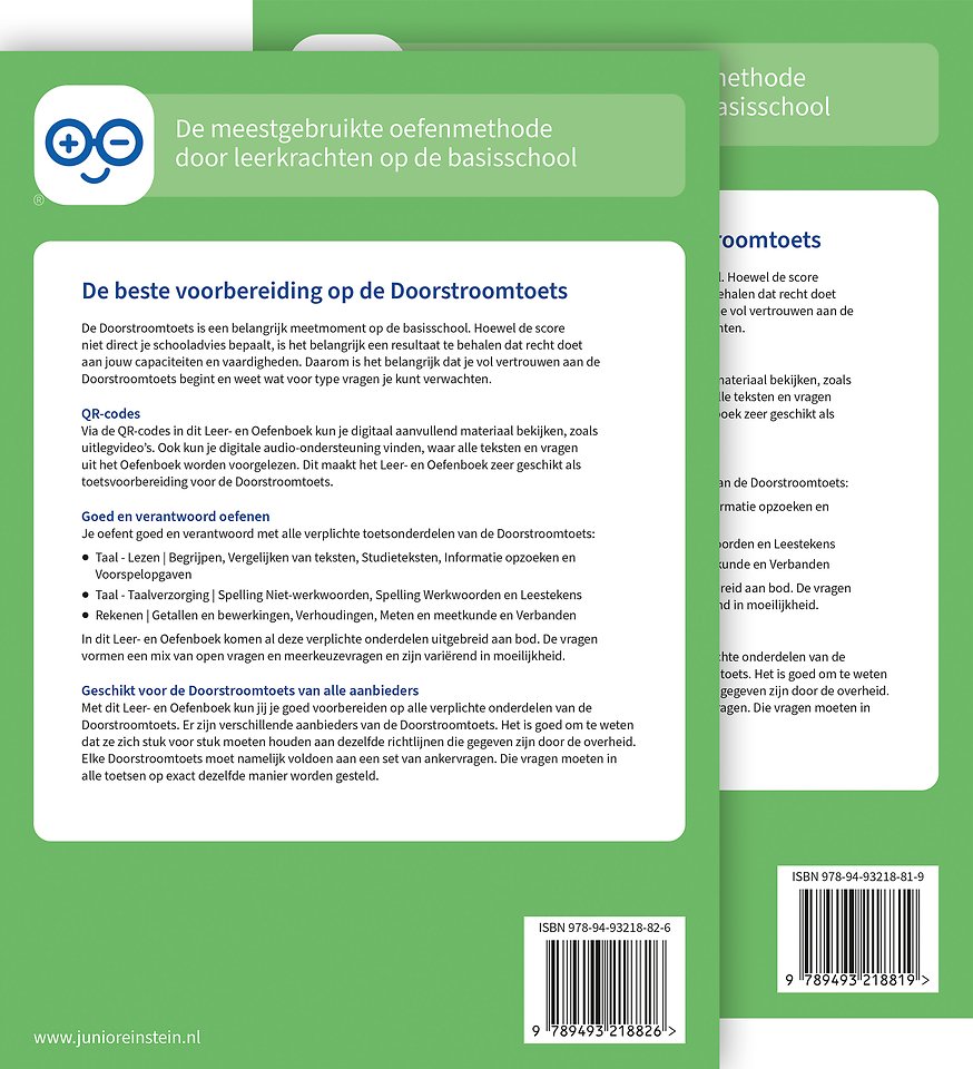Doorstroomtoets Leer- en Oefenboeken | Deel 1 en 2
