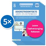 Doorstroomtoets Leer- en Oefenboek – Werkboek 1 + Online video-uitleg (set van 5)