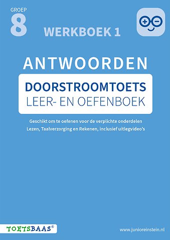 Doorstroomtoets groep 8 antwoorden Werkboek 1