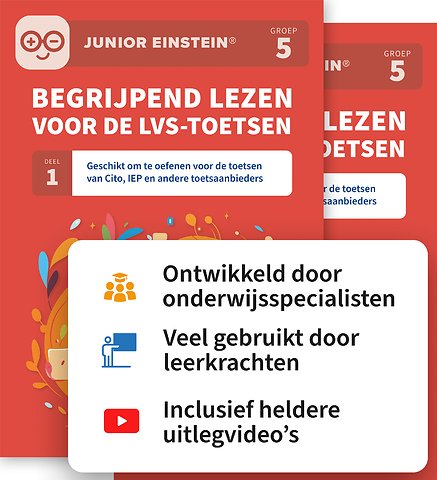Begrijpend lezen voor de LVS-toetsen Groep 5 Deel 1 en 2