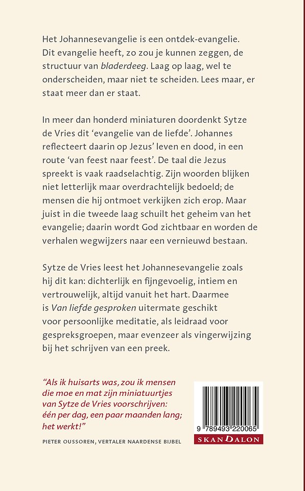 Van liefde gesproken - Miniaturen bij Johannes