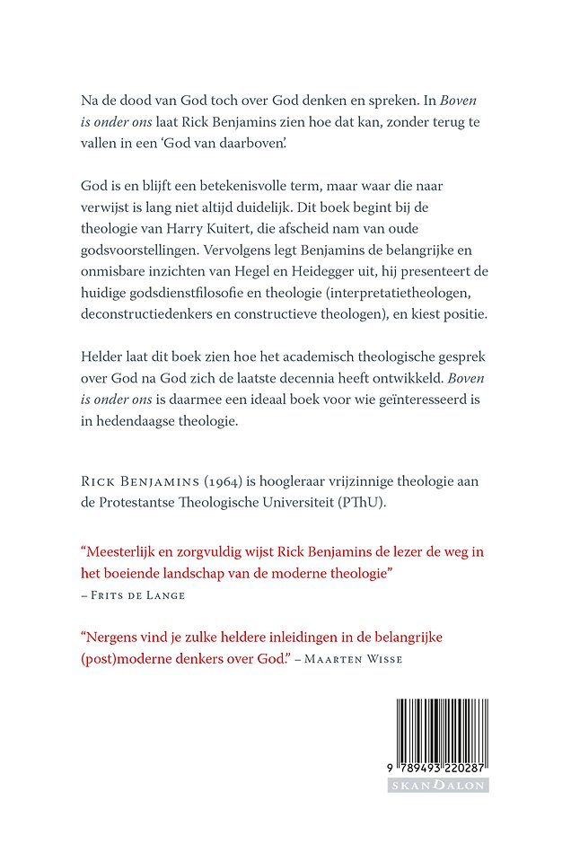 Boven is onder ons