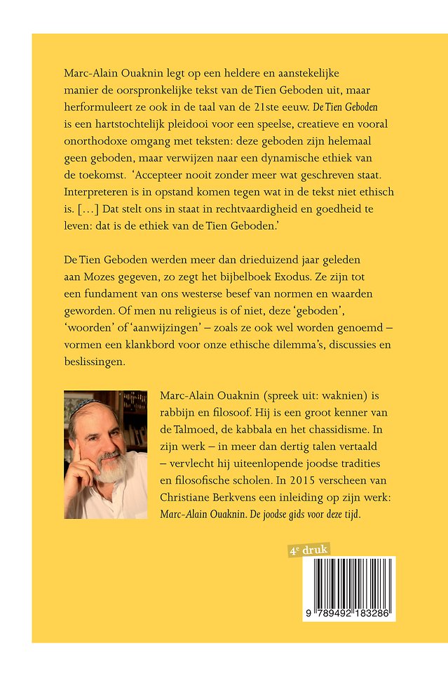 De Tien Geboden + Marc-Alain Ouaknin set 2