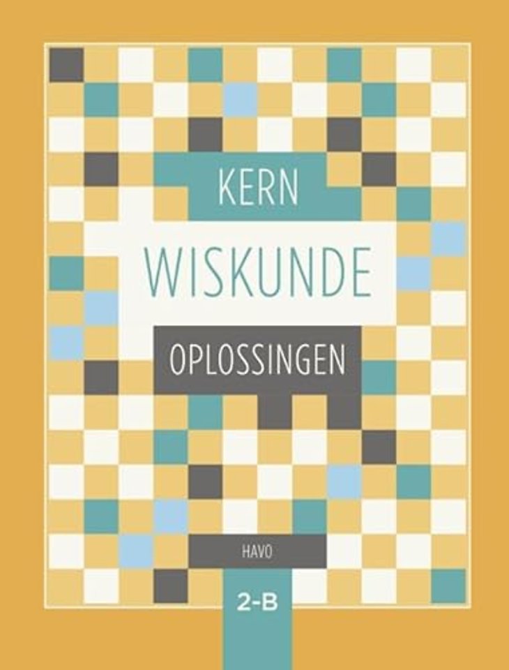 KERN Wiskunde Havo 2-B Oplossingen