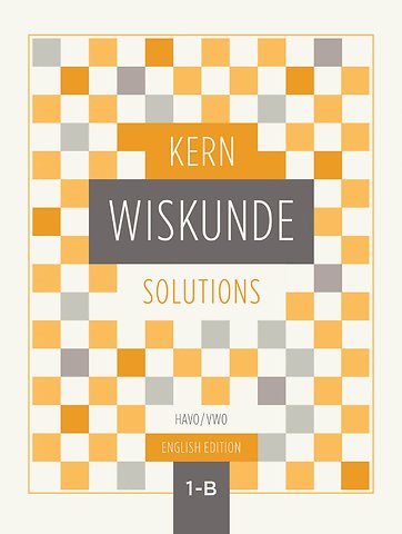 KERN wiskunde havo/vwo year 1 B Worked Solutions