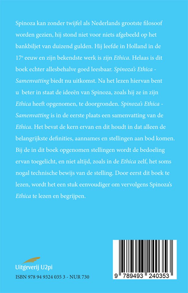Spinoza's Ethica - Samenvatting