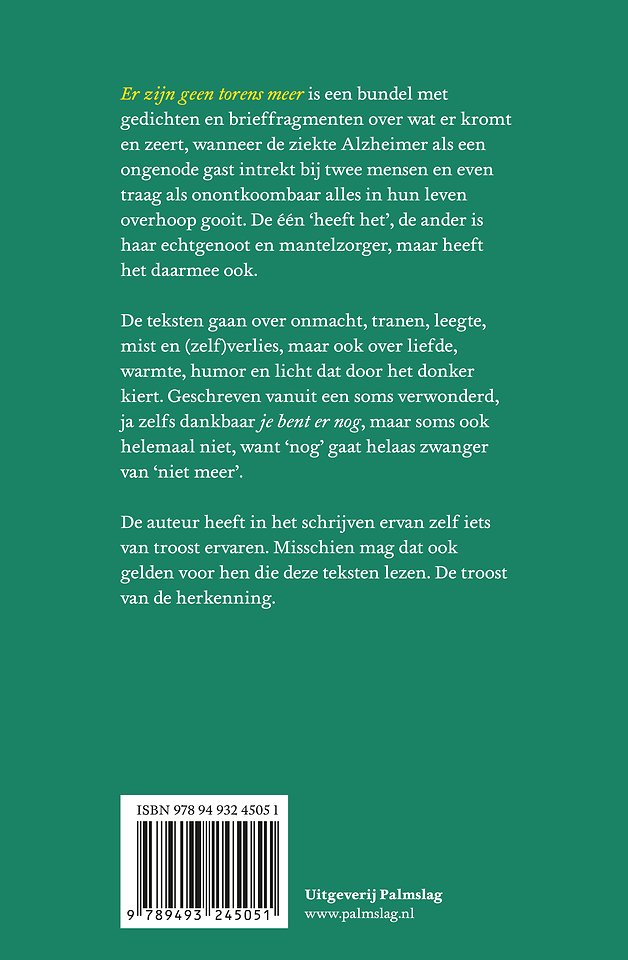 Er zijn geen torens meer