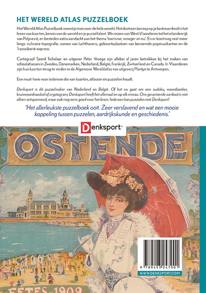 Denksport - Het Wereld Atlas Puzzelboek (BE)