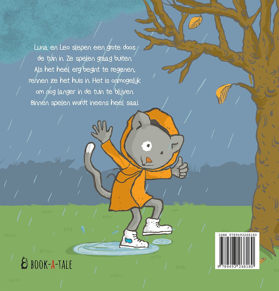 Luna speelt heel graag buiten!