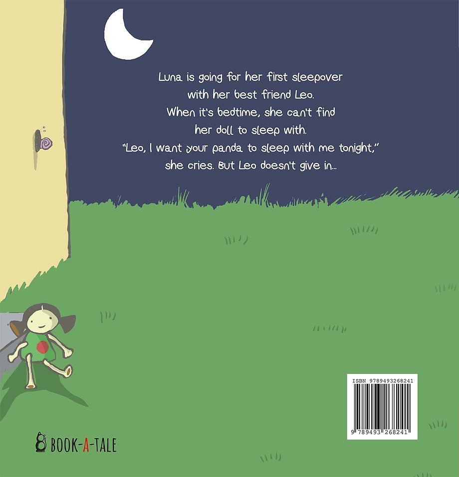 Luna and her first sleepover!