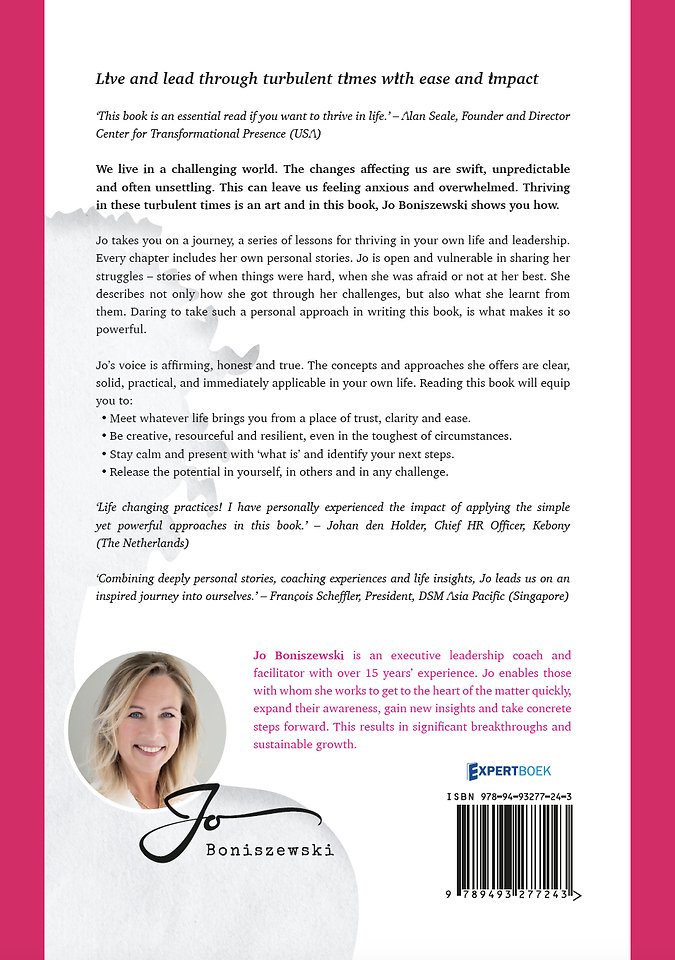Thrive in turbulent times