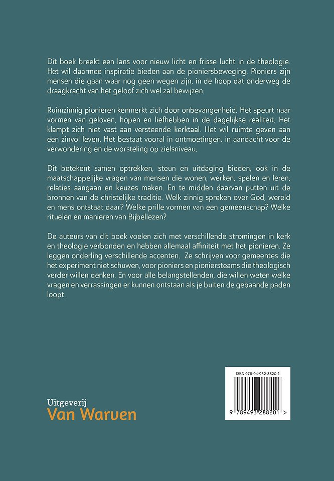 De inspiratie van ruimzinnig pionieren