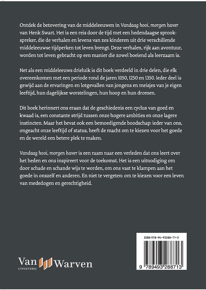 Vandaag hooi, morgen haver