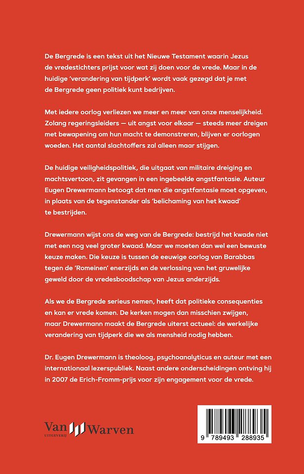 Alleen door vrede