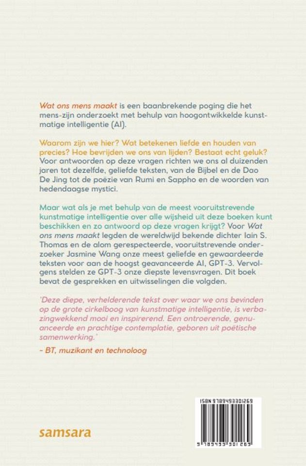 Wat ons mens maakt