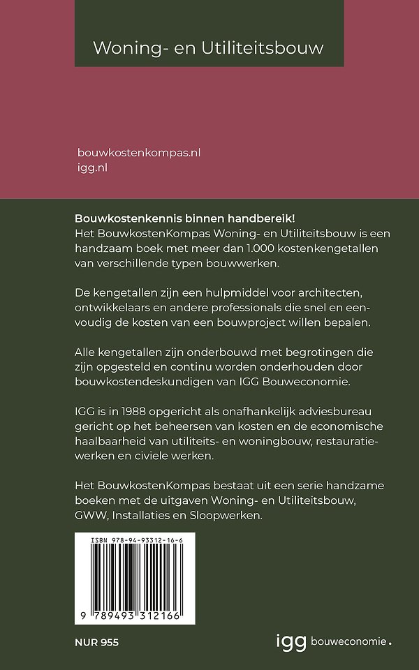 Bouwkostenkompas Woning- en Utiliteitsbouw 2023