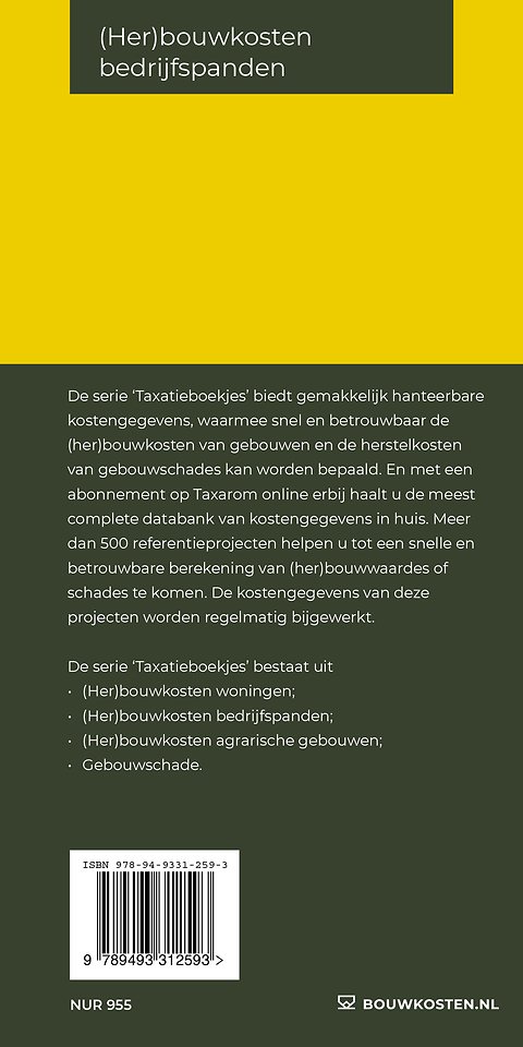 (Her)bouwkosten bedrijfspanden 2025