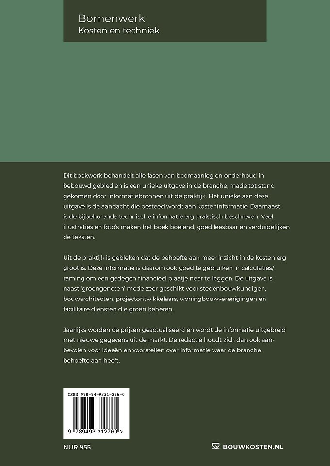 Bomenwerk, kosten en techniek 2026