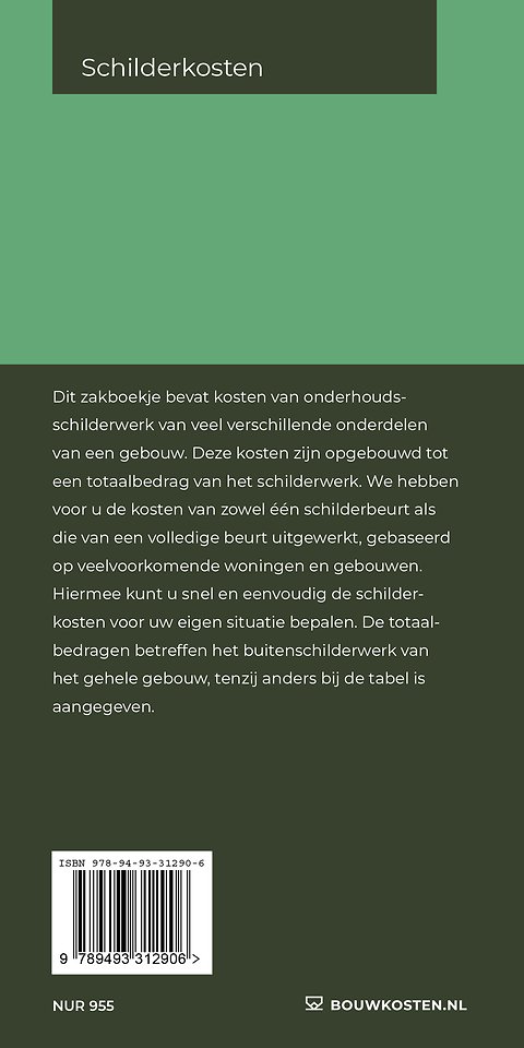 Schilderkosten 2026