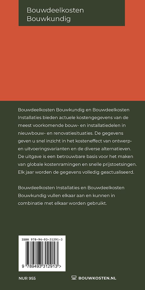 Bouwdeelkosten Bouwkundig 2026