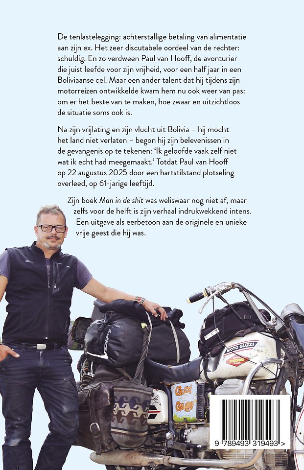 Man in de shit