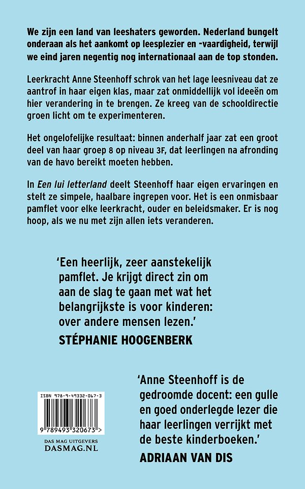 Een lui letterland